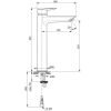 Ideal Standard Tesi Tall Basin Mixer Tap - A6575AA
