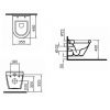 VitrA S50 Short Projection Wall Hung WC - 5320WH