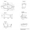 Victoria and Albert Pescadero Freestanding Double Ended Bath
