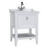 VitrA Valarte 1 Drawer 650mm Console and Basin - 62187