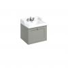 Burlington Medici Wall Mounted Vanity Unit with One Drawer