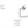Smedbo Home Toilet roll holder - HK341