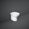 RAK Morning Rimless Back to Wall Toilet with Soft Close Seat - MORBTWPAN018