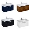 Britton Shoreditch Wall Hung 1 Drawer Vanity Unit with Basin
