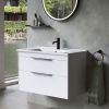 Britton Shoreditch Wall Hung 2 Drawer Vanity Unit with Basin