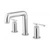 Crosswater Union Chrome 3 Hole Basin Tap with Lever Handle