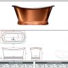 BC Designs Copper/Nickel Double Ended Boat Bath