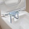 VitrA Aquacare M-Line Rimless Wall Hung Bidet Toilet with Wall Mounted Manual Valve - 76720036203