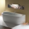 BC Designs Ancora Back-to-Wall Double Ended Acrymite Bath