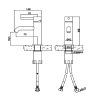 Abacus Iso Matt Black Mono Basin Mixer Tap - TBTS-345-1202