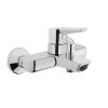 VitrA Solid S Wall-mounted Chrome Bath Shower Mixer Tap without Shower Kit - 42444