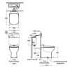 Ideal Standard Tempo Back to Wall Toilet - T327901