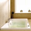 UK Bathrooms Essentials Tenbury Clearpool Bath with 6 Jet Whirlpool System - Y002001