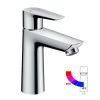 hansgrohe Talis E Single Lever Basin Mixer Tap 110 with CoolStart and pop up waste in Brushed Bronze - 71713140