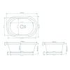 BC Designs Tin Countertop Basin - BAC065
