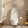 Vitra Aquacare Sento Rimless Wall Hung Bidet Toilet with Integrated Thermostatic Stop Valve - 77480036205