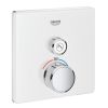 Grohe Grohtherm SmartControl Thermostat with One Valves in White - 29153LS0