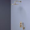 Crosswater MPRO Brushed Brass 2 Outlet 2 Handle Shower Bundle - GTLPRO1510F