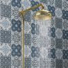 Crosswater Belgravia Exposed Thermostatic Shower Kit in Unlacquered Brass - BEL_SHOWERQ