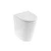Britton Sphere Tall Rimless Back to Wall Toilet - 15.B.33206