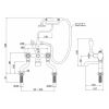 Burlington Birkenhead Deck Mounted Bath Shower Mixer Tap - T3/T18