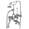 Burlington Kensington Deck Mounted Bath Shower Mixer Tap - T4/T18