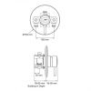 Mira Element Thermostatic Shower Kit (BIV) - 1.1656.012