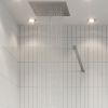 Crosswater Gallery 10 Brushed Stainless Steel Walk Through Wetroom Panel