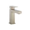 Crosswater Verge Basin Monobloc Tap in Brushed Stainless Steel Effect