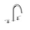 hansgrohe Vernis Blend 3 Hole Basin Mixer With Pop-up Waste