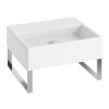 Abacus Concept Pure 50cm Basin with Towel Hangers