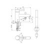 Ideal Standard Ceraline Single Lever Bath Shower Mixer - BC191AA