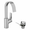 hansgrohe Vivenis Basin Mixer 210 with Swivel Spout and Pop-up Waste Set in Chrome - 75030000