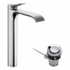 hansgrohe Vivenis Tall Basin Mixer Tap 250 with pop-up waste in Chrome - 75040000