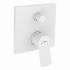 hansgrohe Vivenis Single Lever Concealed Bath Shower Mixer in Matt White - 75415700