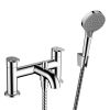 hansgrohe Vernis Blend Rim Mounted Bath Mixer with Hand Shower in Chrome - 71461000