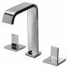 Roca Flat 3 Hole Basin Mixer Tap with Pop Up Waste - 5A4432C0N
