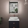 Origins Balmoral Single Tunable LED Mirror Cabinet in White