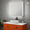 Origins Balmoral Double Tunable LED Mirror Cabinet in White