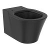 Ideal Standard Connect Air Wall Hung Toilet Bowl with AquaBlade in Silk Black - E0054V3