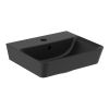 Ideal Standard Connect Air 40 cm Handrinse Basin with One Taphole in Silk Black - E0307V3