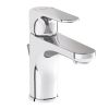 VitrA Root Round Compact Basin Mixer with Pop-Up Waste in Chrome - A42722