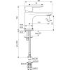 Ideal Standard Cerafine O Single Lever Mini Basin Mixer in Silk Black - BC722XG