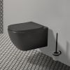 Ideal Standard IOM Wall-Mounted Toilet Brush & Holder in Silk Black - A9119XG