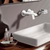 Hansgrohe Vivenis Wall Mounted Concealed Basin Mixer in Matt White - 75050700