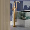 Dornbracht CYO Single-Lever Freestanding Bath Shower Mixer in Brushed Durabrass (23kt) - 25863811-28