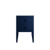 Crosswater Canvass 485 Double Drawer Unit in Deep Indigo Blue