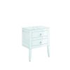 Crosswater Canvass 600 Double Drawer Unit in White Gloss