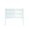 Crosswater Canvass 900 Double Drawer Unit in White Gloss
