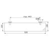 Ideal Standard IOM Shelf 52 cm in Silk Black - A9124XG